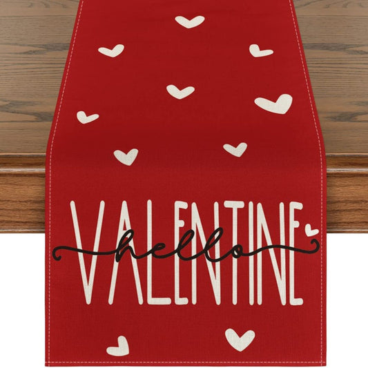 Valentine Table Runner, 13" x 72"