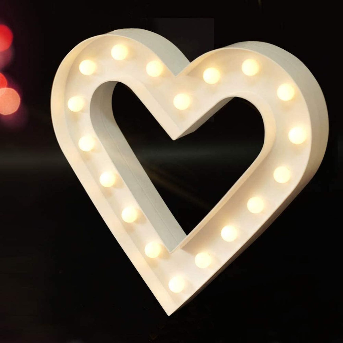 12 Inch Illuminated Heart Tent Light