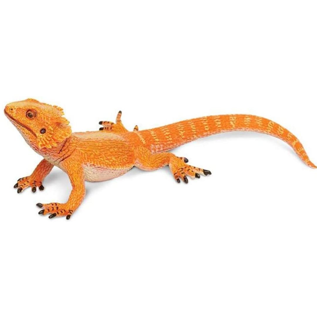 8.5" x 5.75" toy Bearded Dragon figure