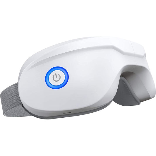 heated eye massager, Color: White