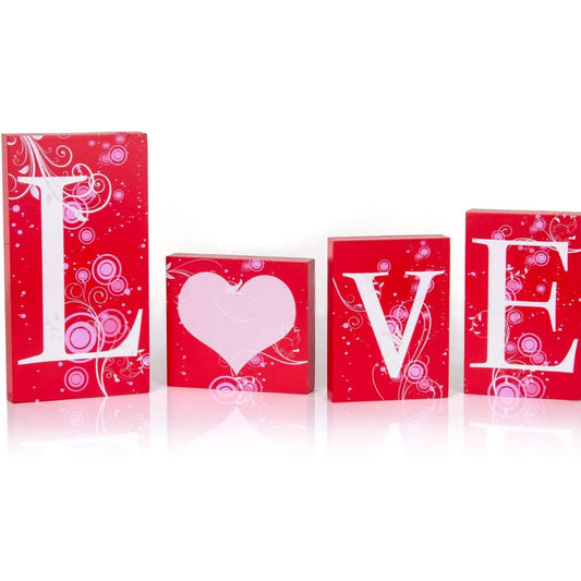 Valentine's Day Love Block 4 Pack