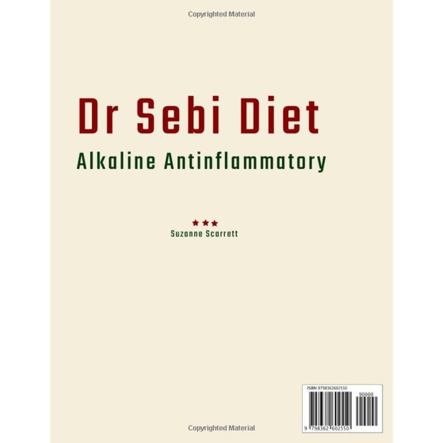 Dr Sebi's Alkaline and Anti-Inflammatory Diet, Paperback