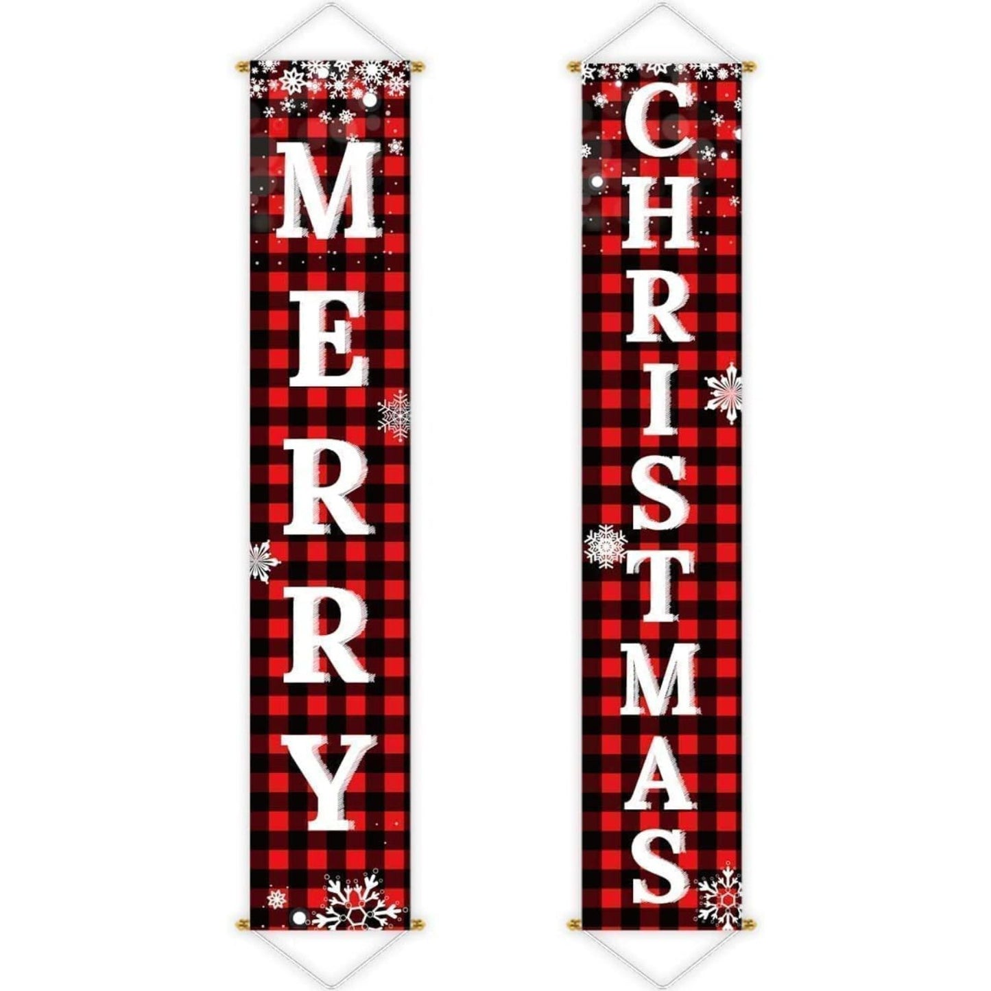 Christmas decoration, hanging banner "Merry Christmas".