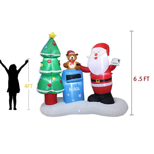 6.5ft Inflatable Christmas Decoration with LED Lights