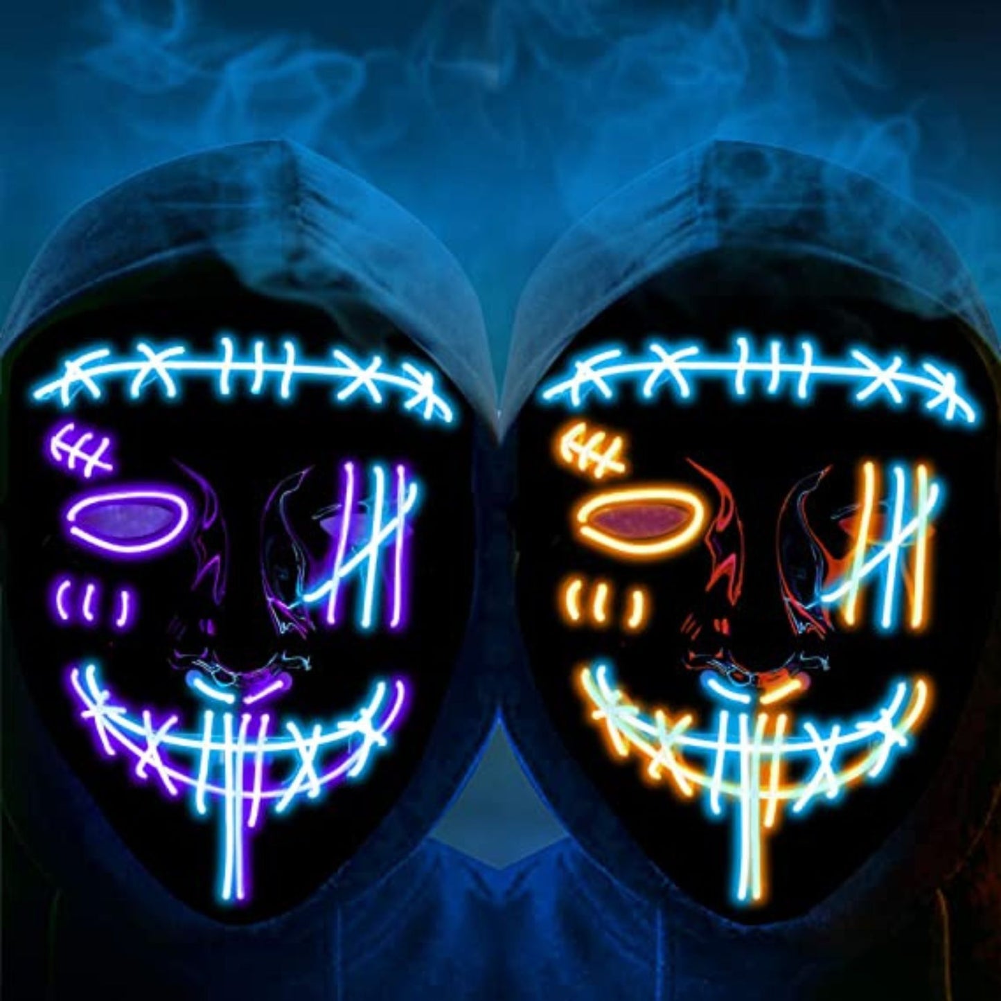 2 Pack Halloween Purge Masks, Style2