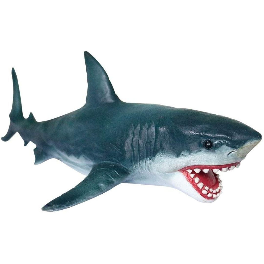 9.72 x 5.91 x 3.27 inch toy (great white shark)