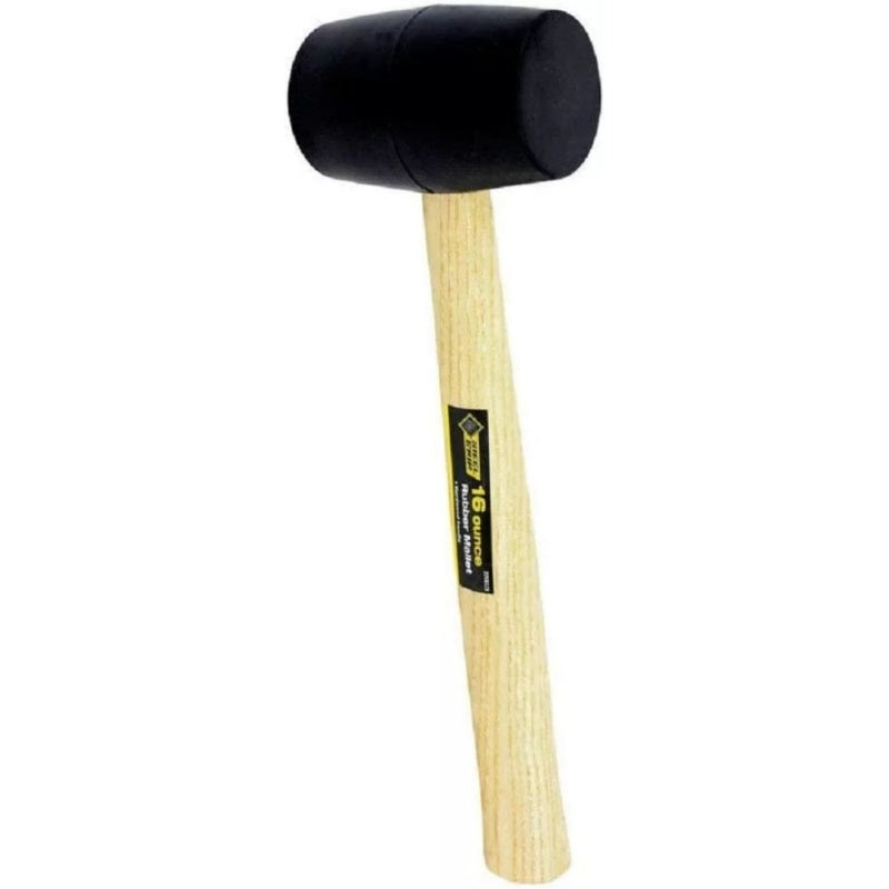 RUBBER MALLET 16 OZ, 68 x 4 x 2.9 inches, Hammer