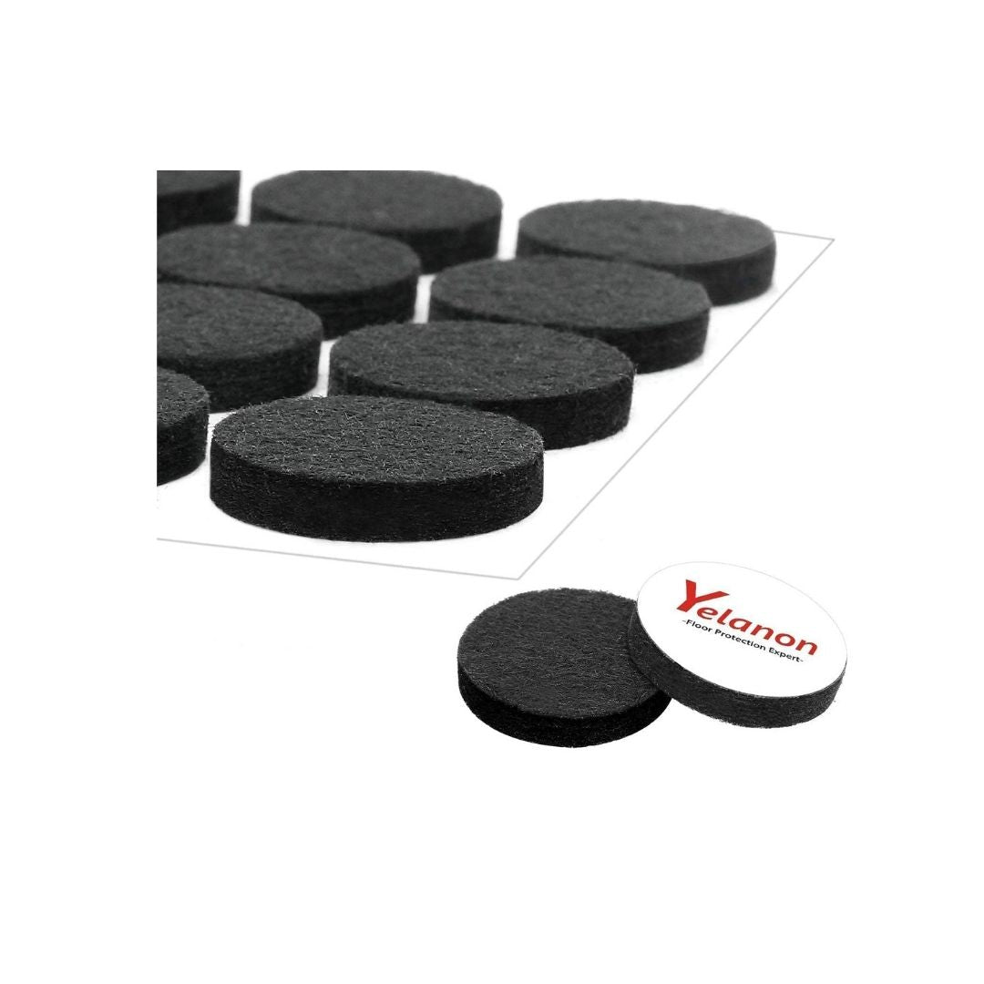 Self Adhesive Felt Furniture Pads, 261 Count (Color: Black)