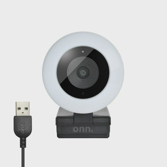 Webcam with resolution up to 1440p, built-in microphone