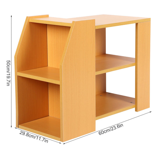 3 Tier Modern Shelving, Yellow