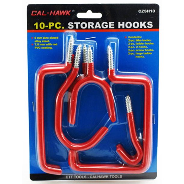 10 hooks to store different tools