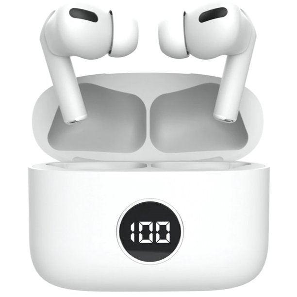 Active Noise Canceling Bluetooth v5.3 Headphones  - White