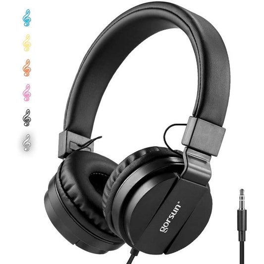 Wired Headphones Kids Headphones color: black