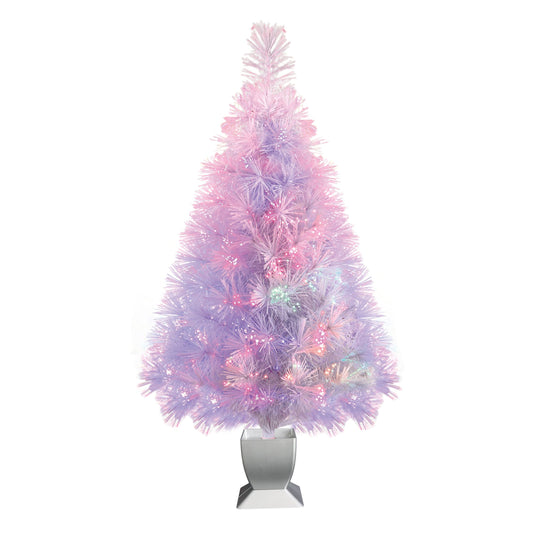 Artificial Christmas Tree, Pre-Lit LED, 32-Inch, White