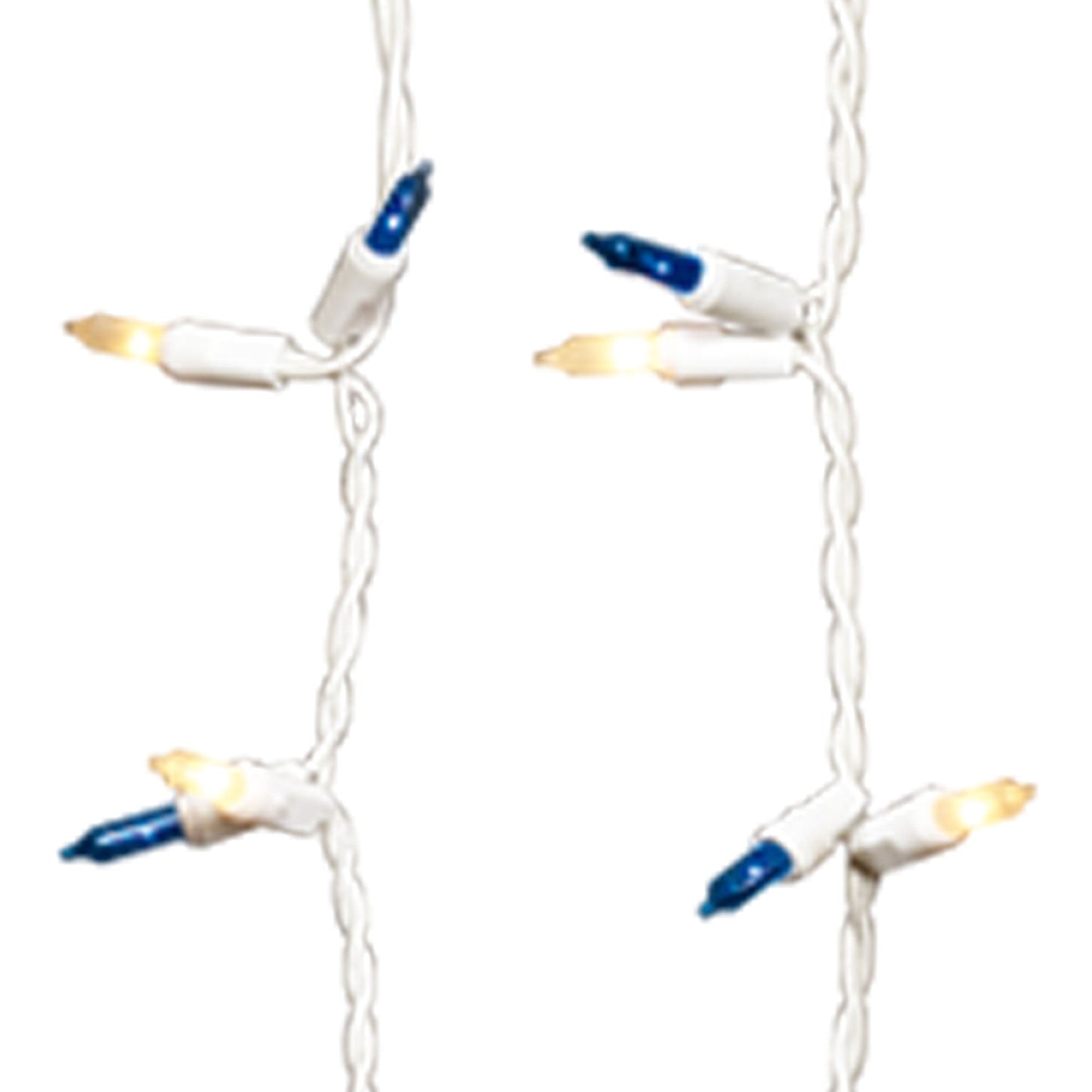 Christmas Lights, Frost White and Blue, 10', 200 Count