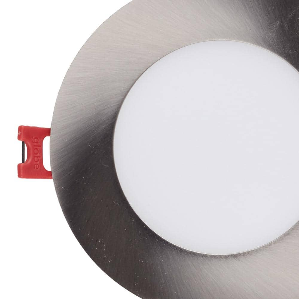 4 Inch Ultra Slim Recessed Integrated LED Light Kit, Nickel