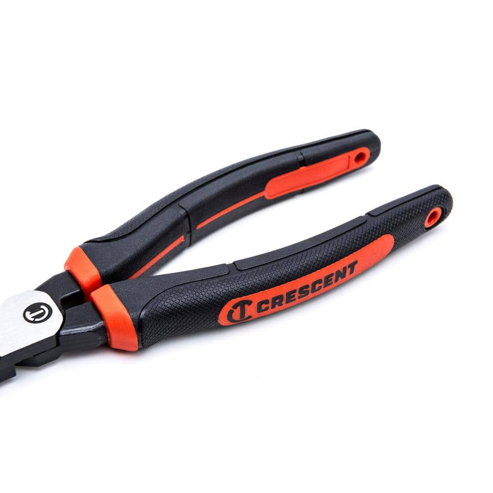 8 in. Z2 Dual Material High Leverage Long Nose Pliers