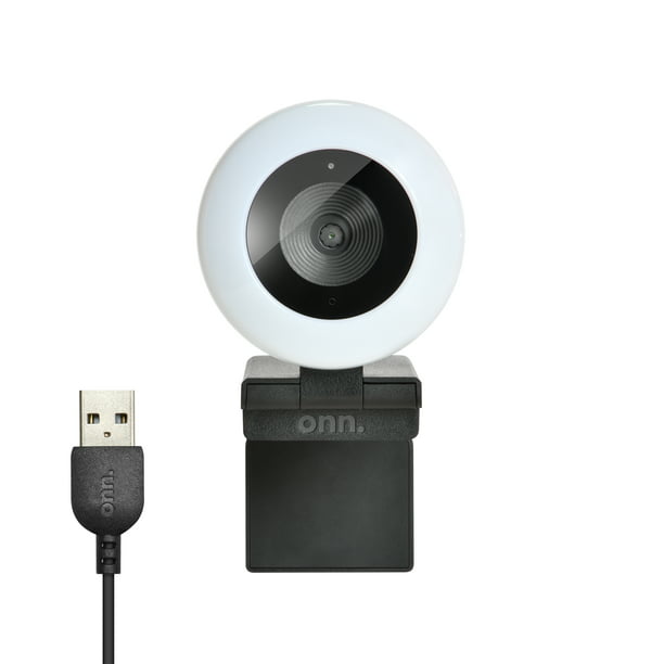 Webcam with resolution up to 1440p, built-in microphone