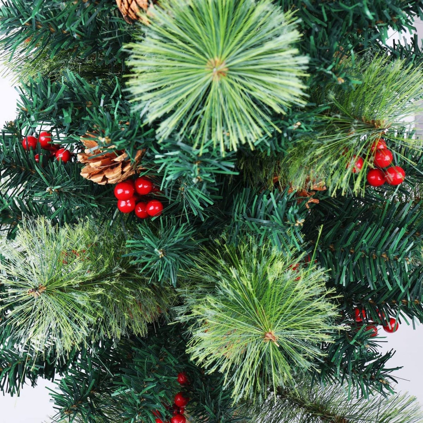 2 Pack 3 Foot Artificial Christmas Trees with Ornaments