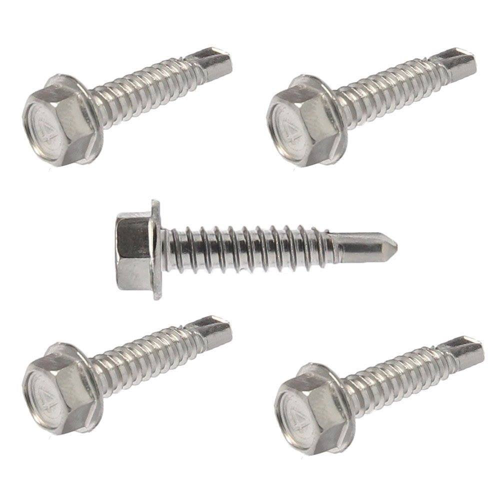 #10 Hex Head Sheet Metal Screws 1-1/2 50uni