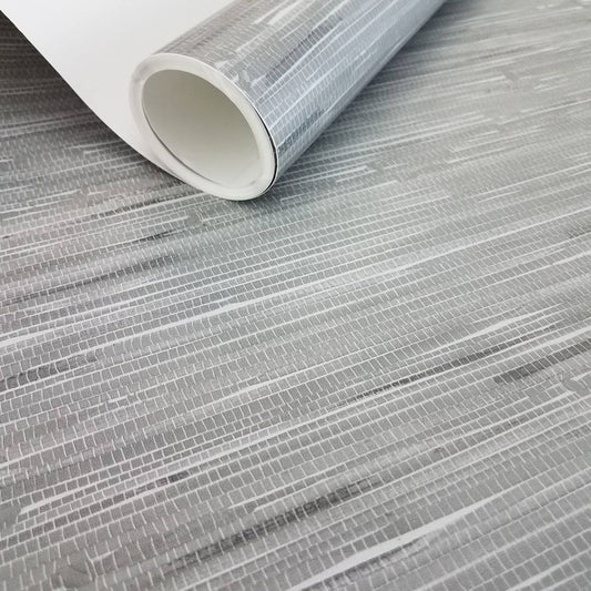 Chic Gray Tibetan Wallpaper (20.5 x 36 Inch Yard)