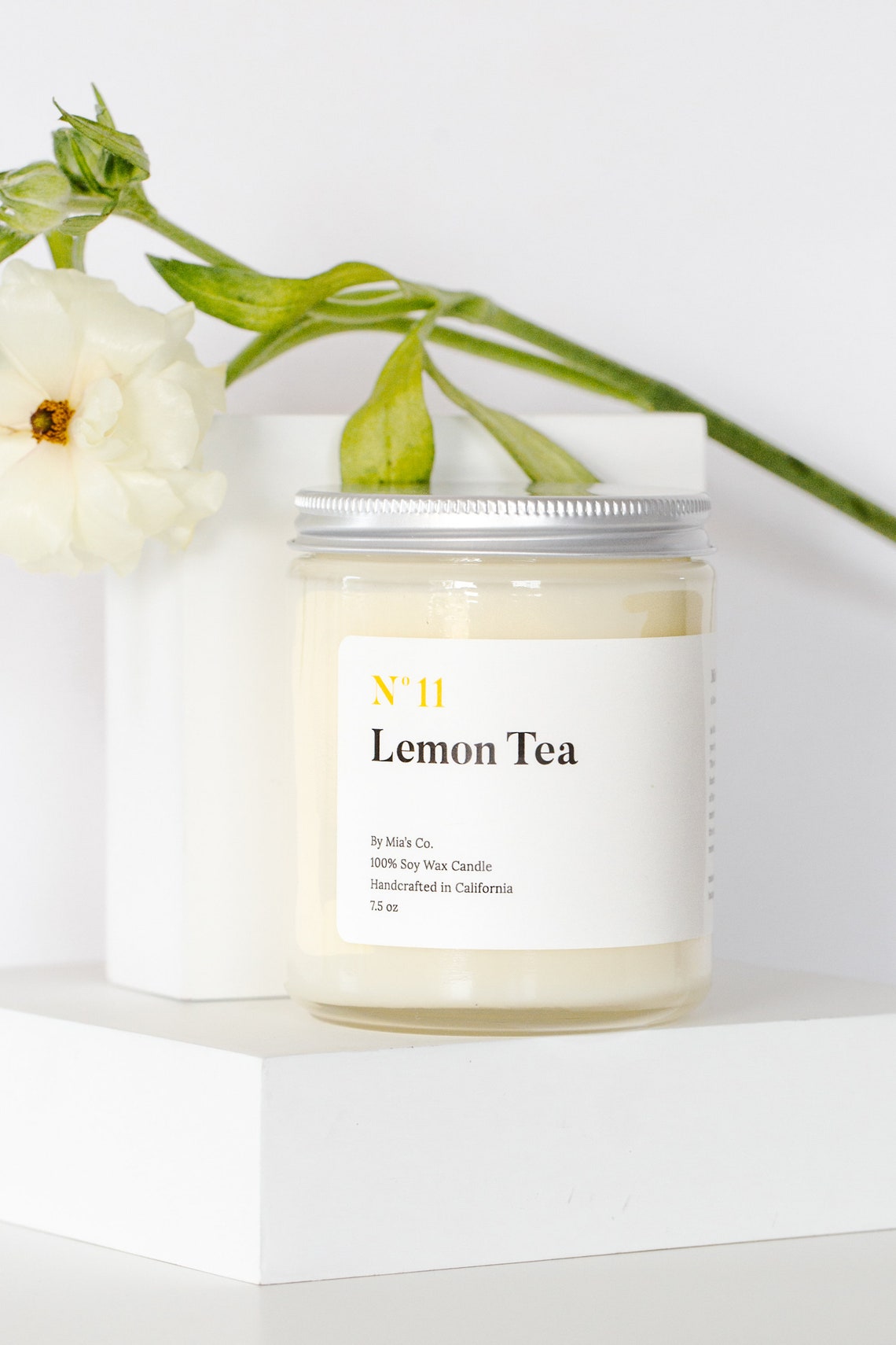 Scented Candle, Lemon Tea, 7.05 oz