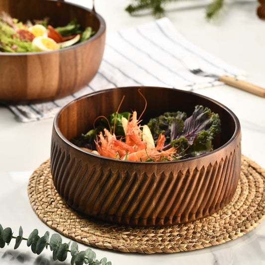 Wood Salad Bowl, 11" Single Bowl