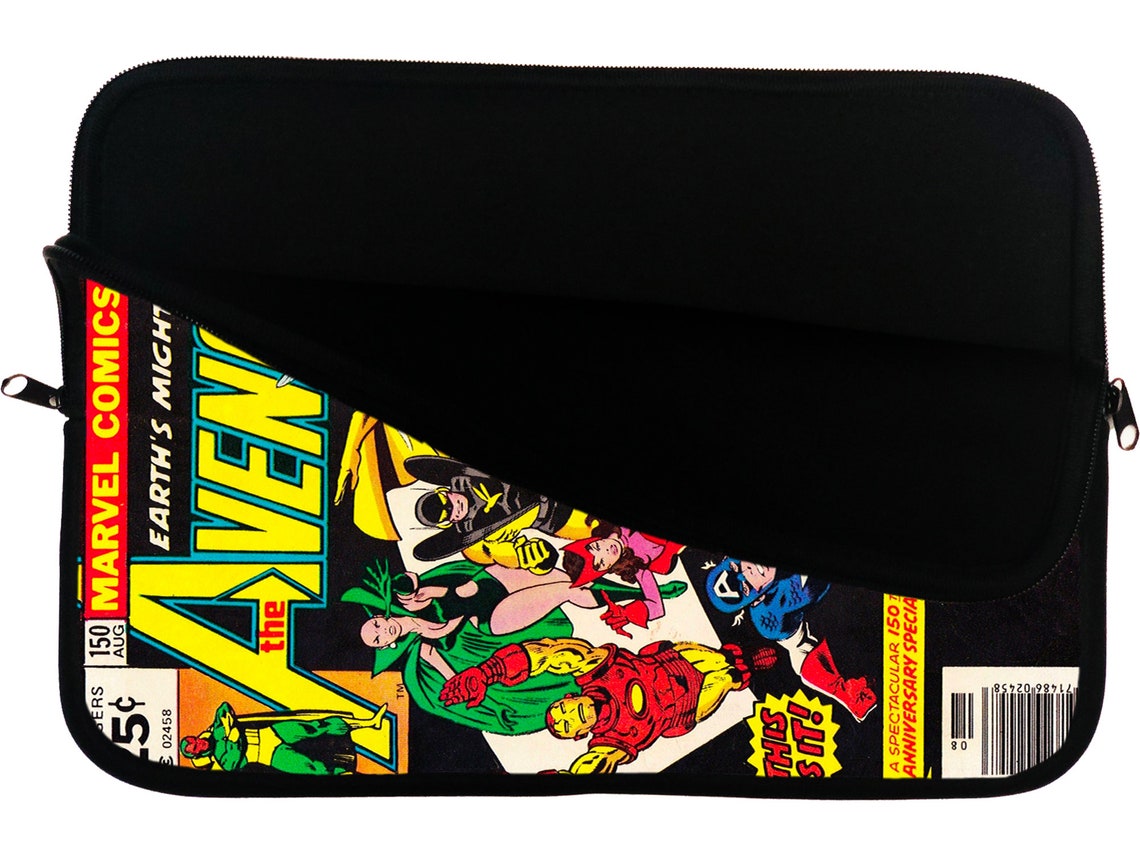 The Avengers Comic Book Laptop Sleeve, Tablet Sleeve, 11 "