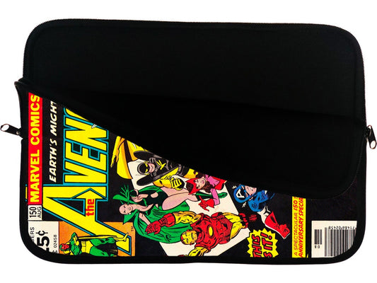 The Avengers Comic Book Laptop Sleeve, Tablet Sleeve, 11 "