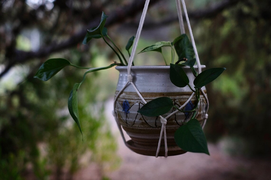 Simple and Elegant Macrame Plant Hanger, 25 Inch