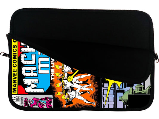 Comic laptop sleeve, superhero laptop sleeve, 11 "inches