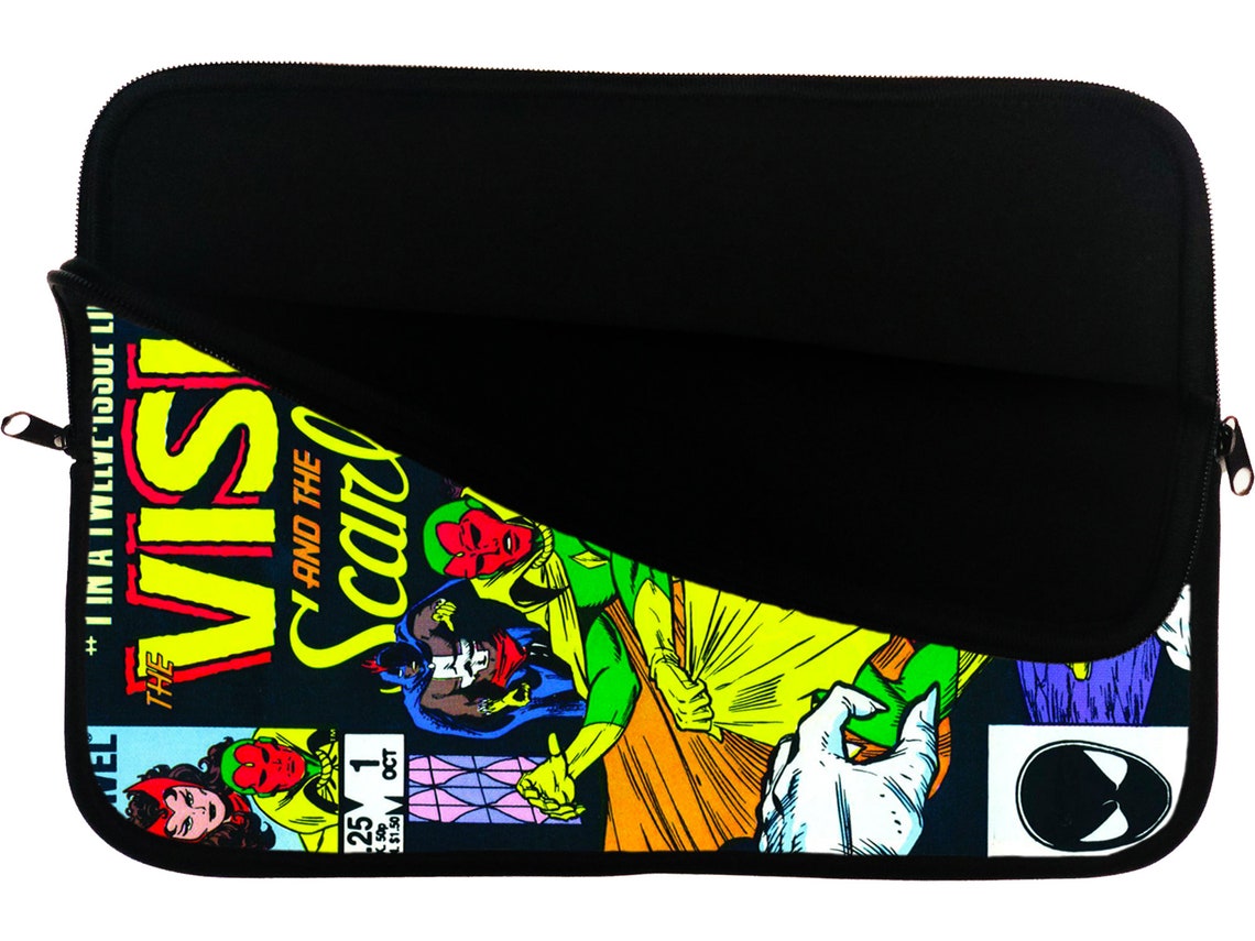 Vision Comic Laptop Sleeve, 11 "Superhero Laptop Sleeve