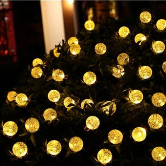 LED Solar Bubble Crystal Ball Lights