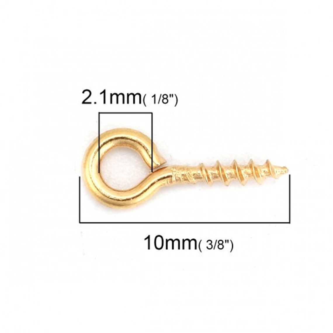 100 Stainless Steel Screws, Size: 10mm x 4mm