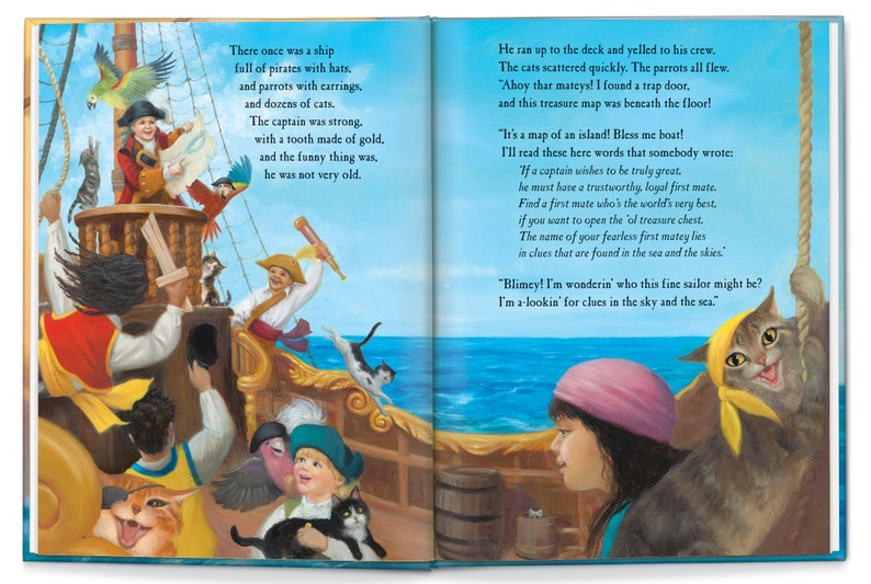 My Very Pirate Tale Children's Book, 30-page, 11 inch, hardcover