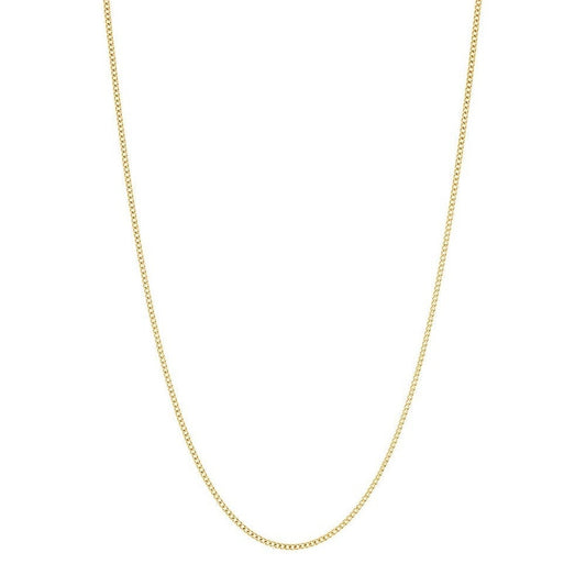 Stainless Steel Link Chain Necklace (14K Fine Gold) 26"