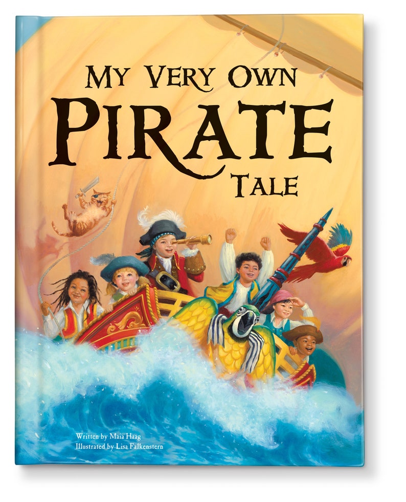 My Very Pirate Tale Children's Book, 30-page, 11 inch, hardcover