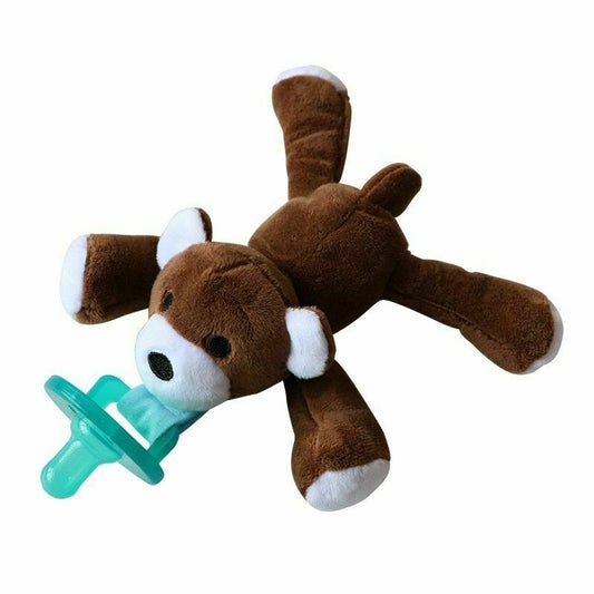 plush toy with pacifier, Bear