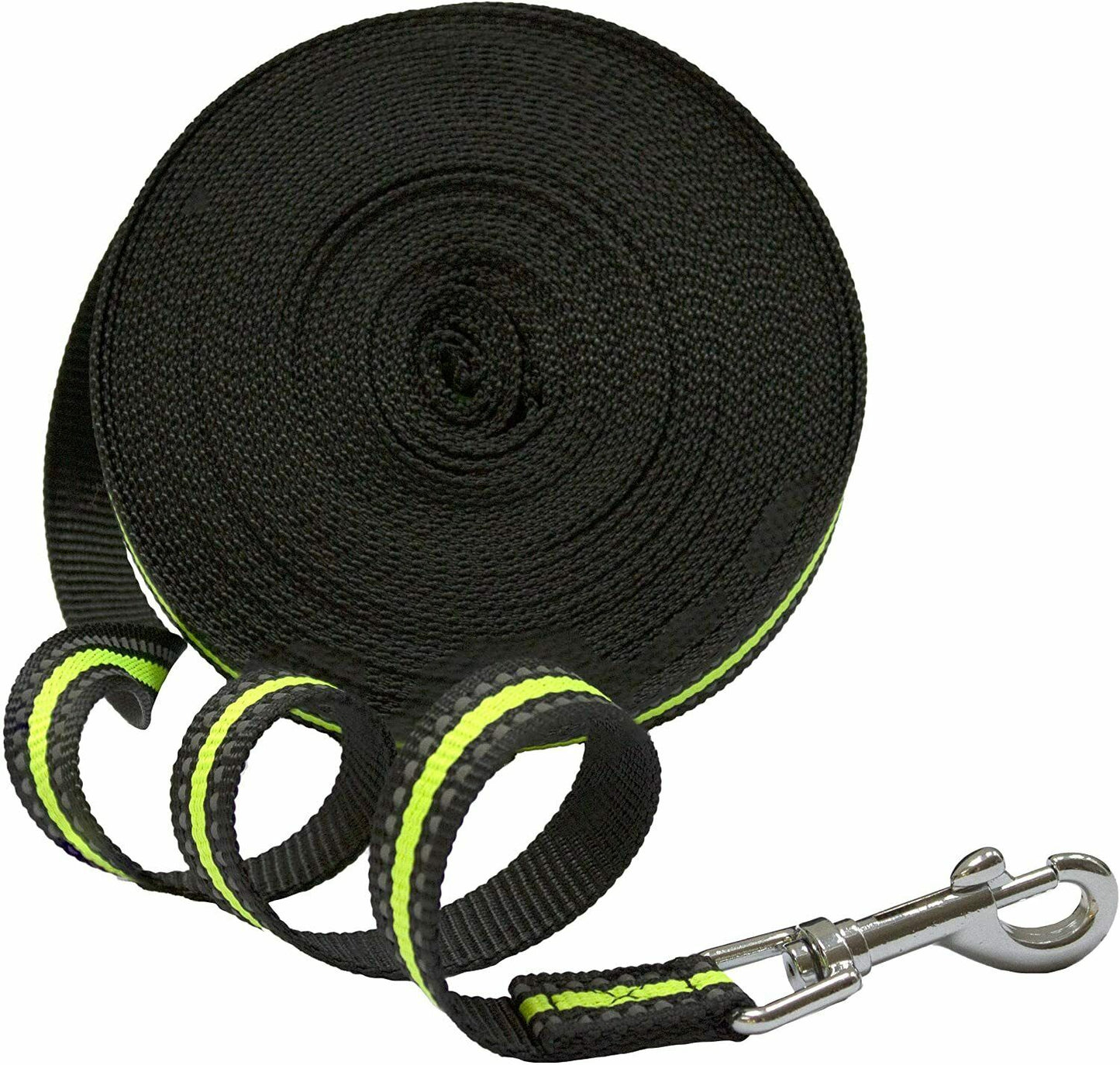 20 foot Dog Training Lead, Color: Black