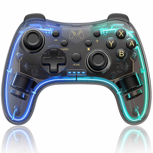 Wireless Game Controller Pro, Colour: Clear Black