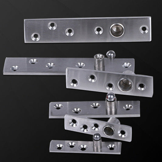 2 pcs stainless steel 360 degree rotation invisible door hinge,