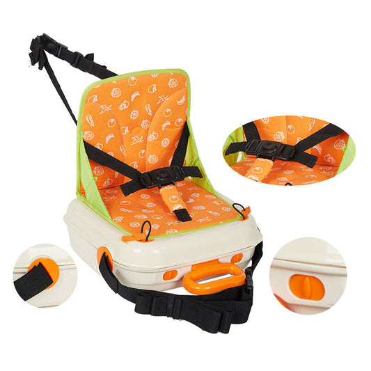 2-in-1 Baby Booster Seat, Orange