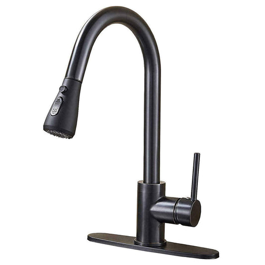 Kitchen Faucet Pull Down/Pull Down Sprayer Matte Black