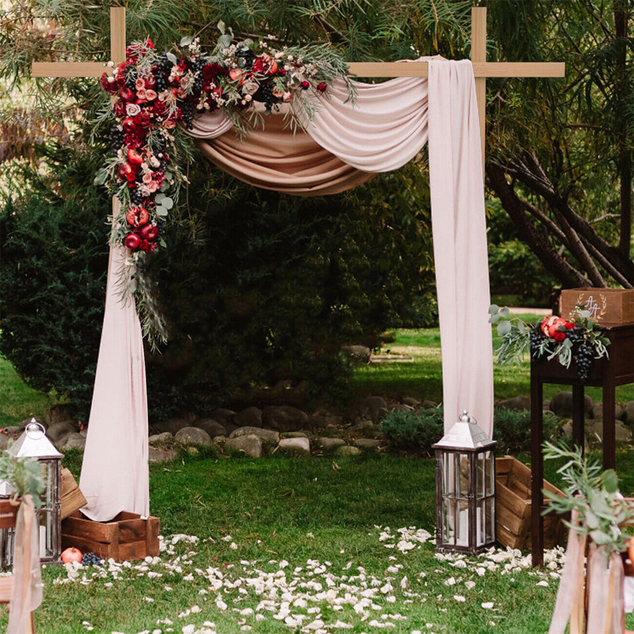 10 foot wooden arch for ceremony