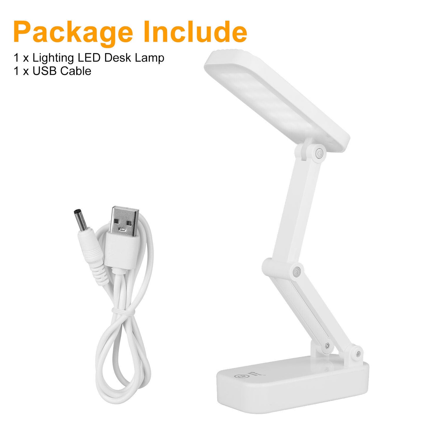 Portable Folding Desk Lamp 24 LED 3 Lighting Modes