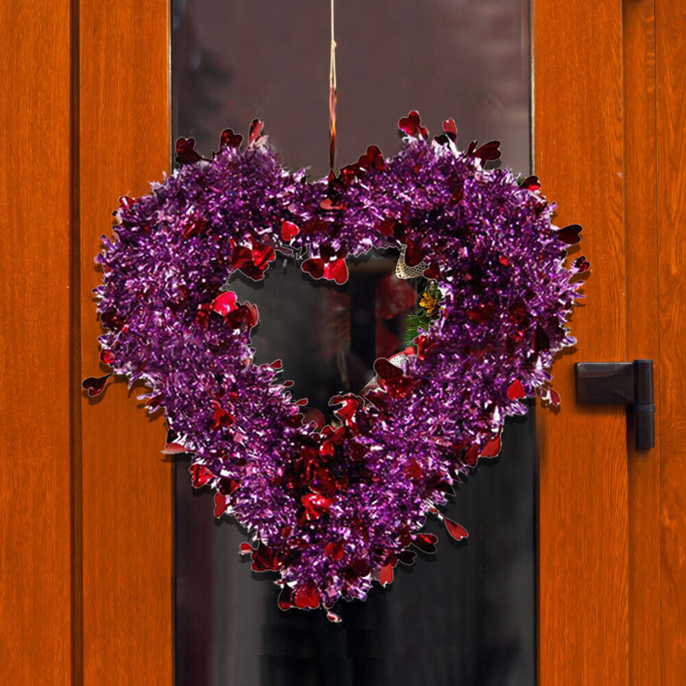 Valentine's Day Wreath, Color: Purple