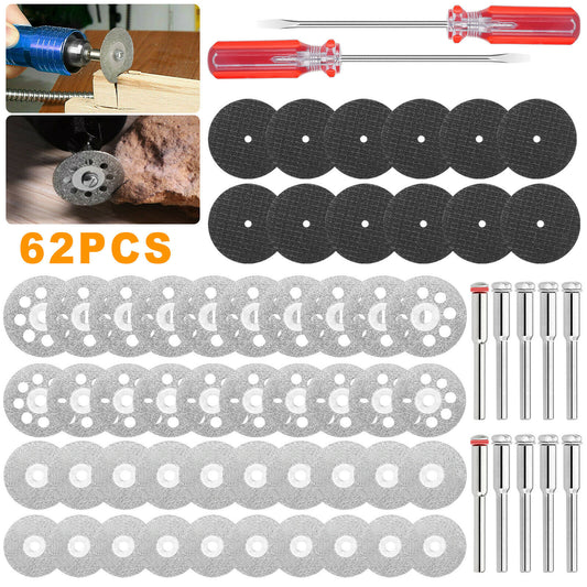 62x diamond cutting wheel set for tool