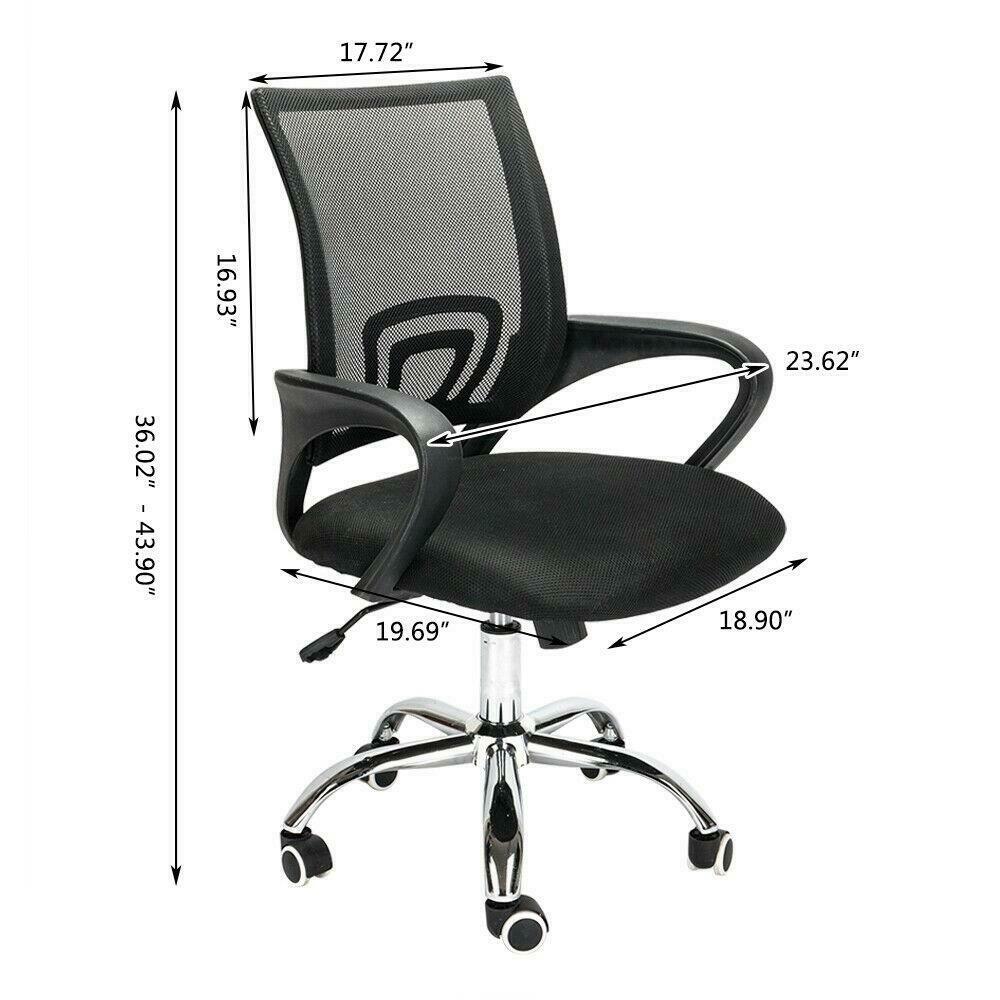 Mesh Adjustable Office Chair, Colour: Black