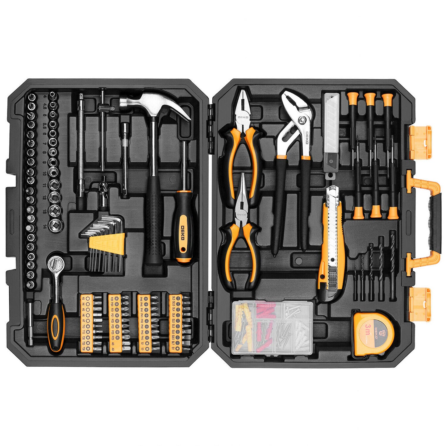 196pcs Mechanics Tool Set Assorted Set