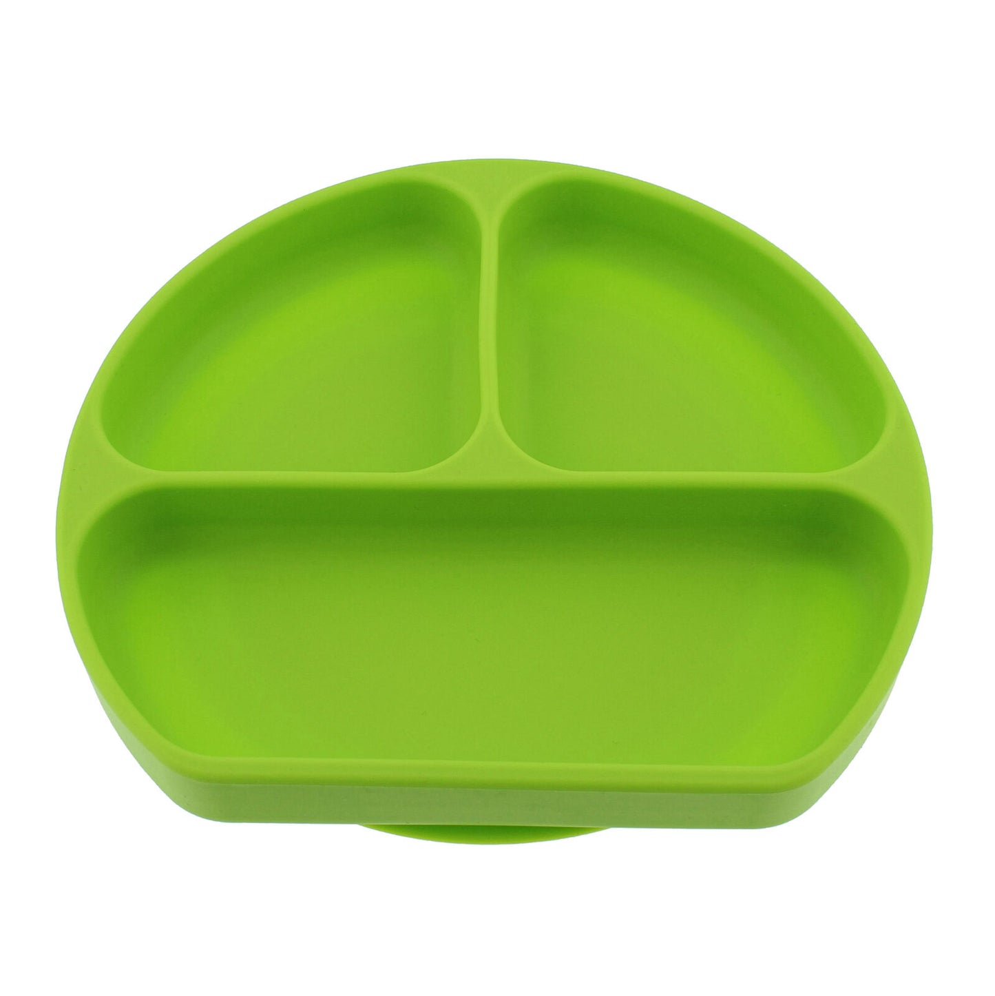 Silicone baby plate, 8.1 x 7.25 x 1.4 inches